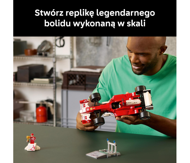 LEGO ICONS 11375 Ferrari F2004 i Michael Schumacher - 1489543 - zdjęcie 5